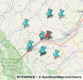 Mappa Castelplanio - presso Astralmusic, 60031 Castelplanio AN, Italia (6.29308)