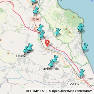 Mappa Via Camerano, 60027 Osimo AN, Italia (5.25267)