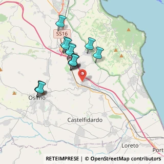 Mappa Via Camerano, 60027 Osimo AN, Italia (3.34714)