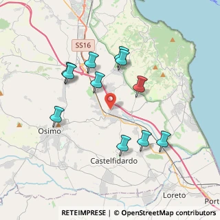 Mappa Via Camerano, 60027 Osimo AN, Italia (3.70455)