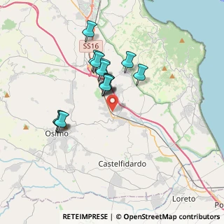 Mappa SS16 Adriatica, 60027 Osimo AN, Italia (3.11429)