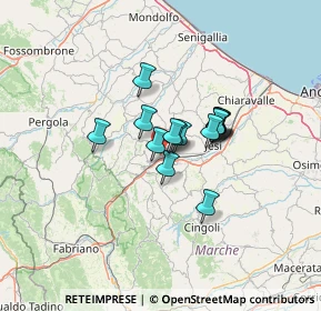 Mappa Via degli Artigiani, 60031 Castelplanio AN, Italia (8.248)