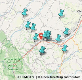 Mappa Via degli Artigiani, 60031 Castelplanio AN, Italia (5.86857)