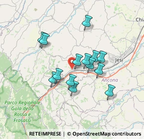 Mappa Via degli Artigiani, 60031 Castelplanio AN, Italia (5.81643)