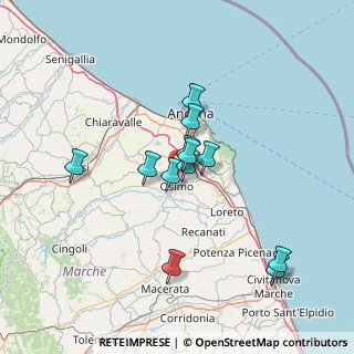 Mappa 60027 Ancona AN, Italia (11.74667)