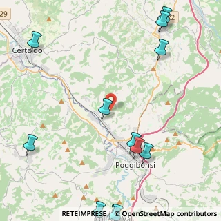 Mappa Strada di Poppiano, 50021 Barberino Tavarnelle FI, Italia (6.50917)