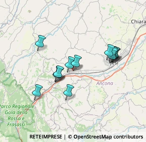 Mappa Via Macerata, 60030 Maiolati Spontini AN, Italia (6.53143)