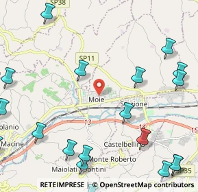 Mappa Via Macerata, 60030 Maiolati Spontini AN, Italia (3.3485)