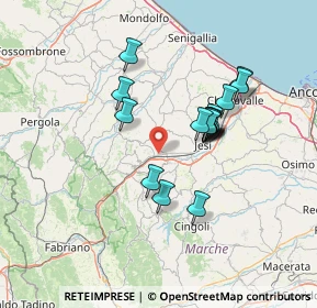 Mappa Via Macerata, 60030 Maiolati Spontini AN, Italia (11.91118)