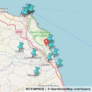 Mappa Via delle Margherite, 60026 Numana AN, Italia (10.28067)