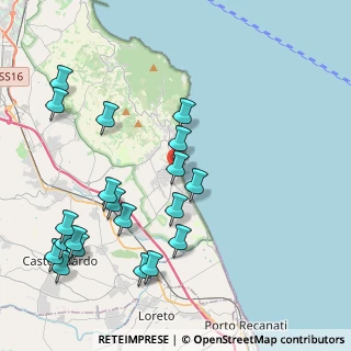 Mappa 60026 Numana AN, Italia (4.9195)
