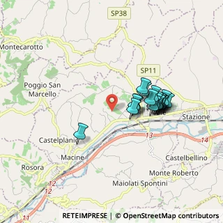Mappa Via Guglielmo Oberdan, 60031 Castelplanio AN, Italia (1.5)