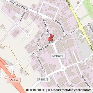 Mappa Via C. Treves, 10, 06012 Città di Castello, Perugia (Umbria)