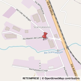 Mappa Via Maestri del Lavoro, 9, 60027 Osimo, Ancona (Marche)
