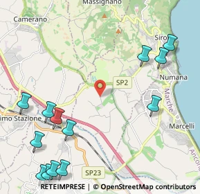 Mappa Via Betellico, 60020 Sirolo AN, Italia (3.06615)