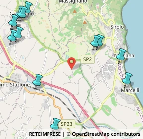 Mappa Via Betellico, 60020 Sirolo AN, Italia (3.24923)