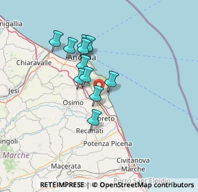 Mappa Via Betellico, 60020 Sirolo AN, Italia (10.72545)