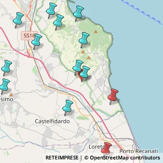 Mappa Via Betellico, 60020 Sirolo AN, Italia (5.73)