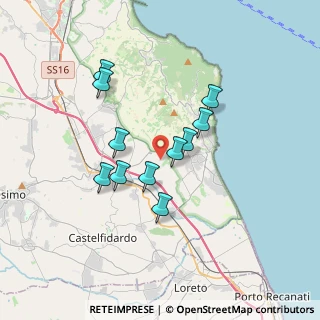Mappa Via Betellico, 60020 Sirolo AN, Italia (3.01182)