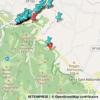 Mappa Strada Provinciale Frontone Serra, 61040 Serra Sant'Abbondio PU, Italia (1.66786)