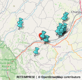 Mappa Via Enrico Medi, 60030 Castelbellino AN, Italia (6.9645)