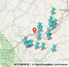 Mappa Via Enrico Medi, 60030 Castelbellino AN, Italia (7.26824)