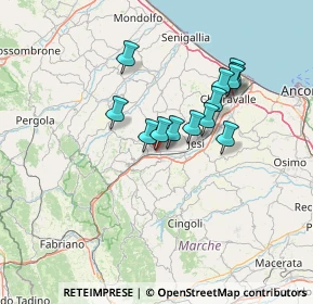 Mappa Via Enrico Medi, 60030 Castelbellino AN, Italia (11.23769)