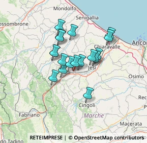 Mappa Via Enrico Medi, 60030 Castelbellino AN, Italia (10.22389)