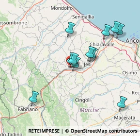 Mappa Via Enrico Medi, 60030 Castelbellino AN, Italia (14.55091)