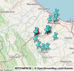 Mappa Via Enrico Medi, 60030 Castelbellino AN, Italia (11.07375)