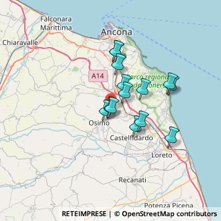 Mappa Via Molinaccio, 60027 Osimo AN, Italia (5.52143)