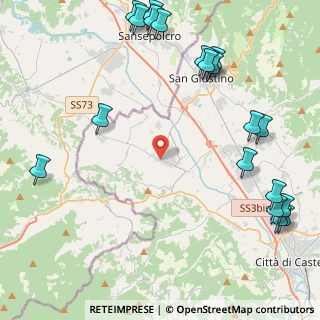 Mappa Via L. Da Vinci, 06010 Citerna PG, Italia (6.152)