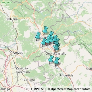 Mappa Via L. Da Vinci, 06010 Citerna PG, Italia (8.11846)
