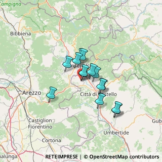 Mappa Via L. Da Vinci, 06010 Citerna PG, Italia (9.41)