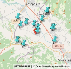 Mappa Via del Mattatoio, 06010 Città di Castello PG, Italia (3.49357)