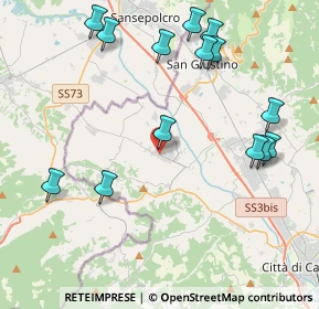 Mappa Via del Mattatoio, 06010 Città di Castello PG, Italia (4.905)