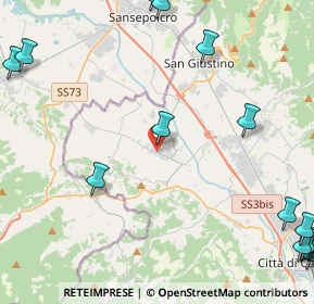 Mappa Via del Mattatoio, 06010 Città di Castello PG, Italia (7.32188)