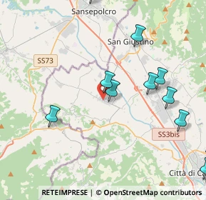 Mappa Via del Mattatoio, 06010 Città di Castello PG, Italia (5.12455)