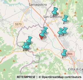 Mappa Via del Mattatoio, 06010 Città di Castello PG, Italia (3.65364)