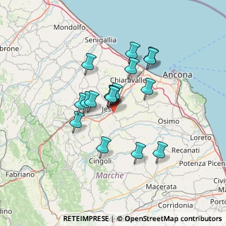 Mappa Via Esinate, 60035 Jesi AN, Italia (11.29235)