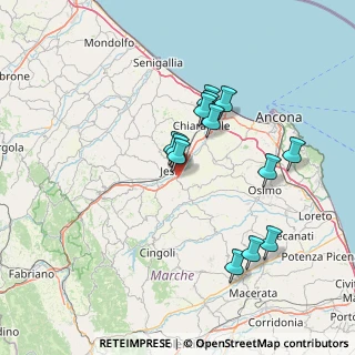Mappa Via Esinate, 60035 Jesi AN, Italia (13.47462)