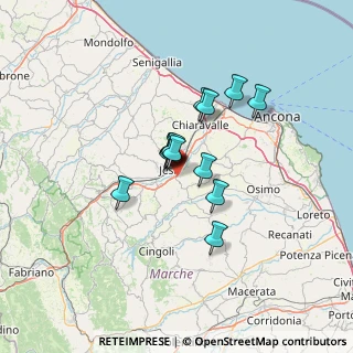 Mappa Via Esinate, 60035 Jesi AN, Italia (9.12231)