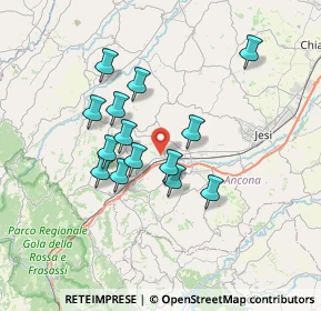 Mappa Via del Commercio, 60031 Castelplanio AN, Italia (6.03857)