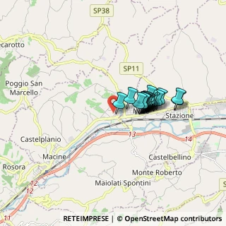 Mappa Via del Commercio, 60031 Castelplanio AN, Italia (1.25)