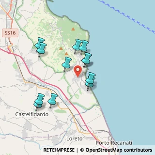 Mappa Villaggio Taunus, 60026 Numana AN, Italia (3.355)