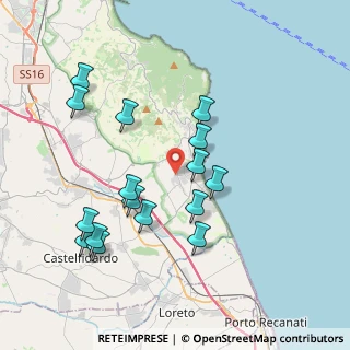 Mappa Via Monte Freddo, 60026 Numana AN, Italia (3.98125)