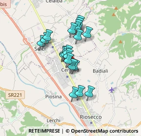 Mappa Via Deledda Grazia, 06012 Città di Castello PG, Italia (1.323)