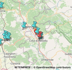 Mappa Via Deledda Grazia, 06012 Città di Castello PG, Italia (21.48)
