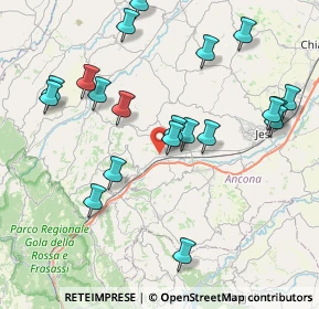 Mappa Via dell'Industria, 60031 Castelplanio AN, Italia (8.8745)