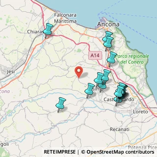 Mappa Via XVII Luglio, 60027 Osimo AN, Italia (8.77824)